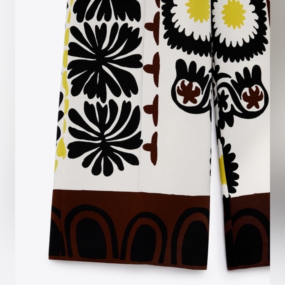 Zara Funky Boho Wide-Leg Pants - Picture 9 of 10